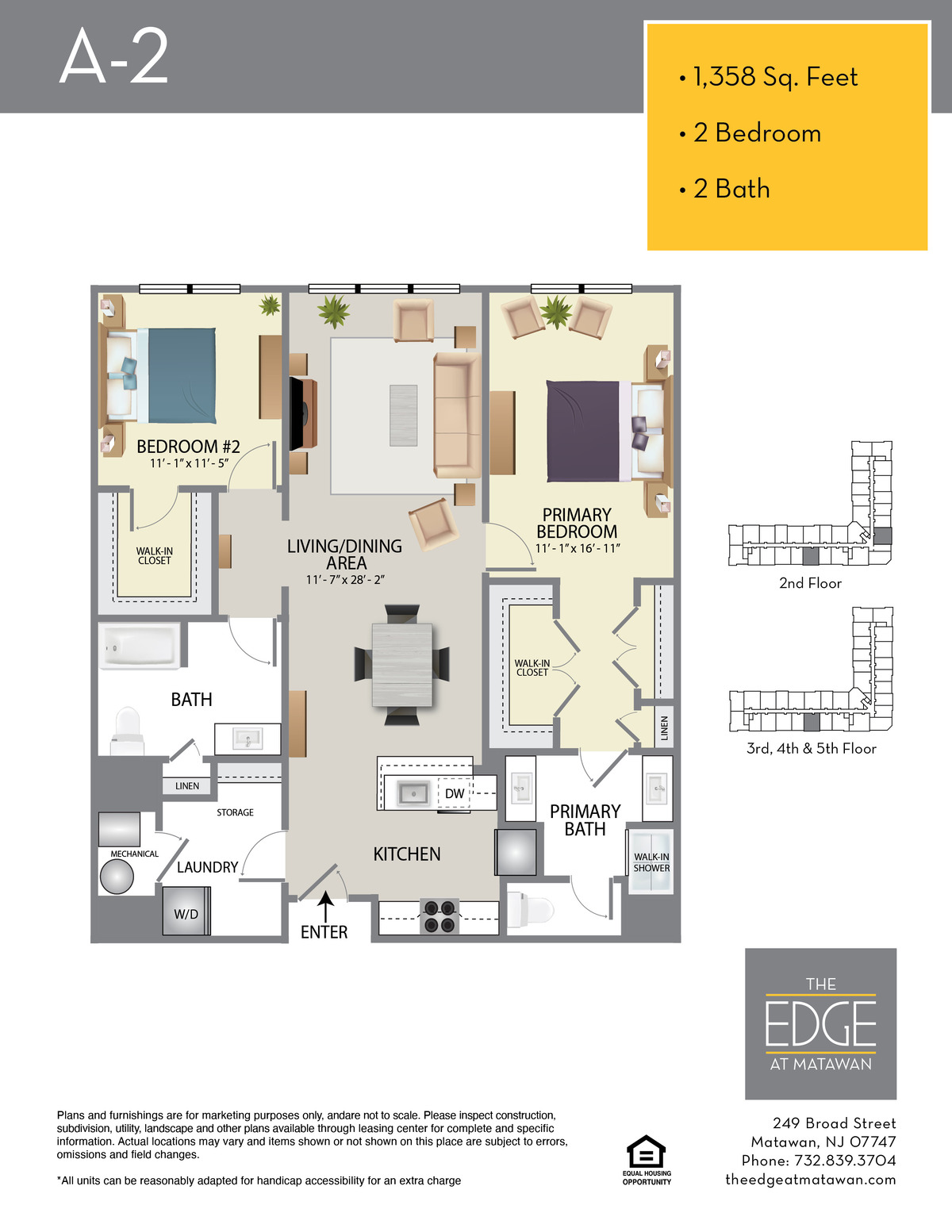 The Edge at Matawan Floor Plan A-2