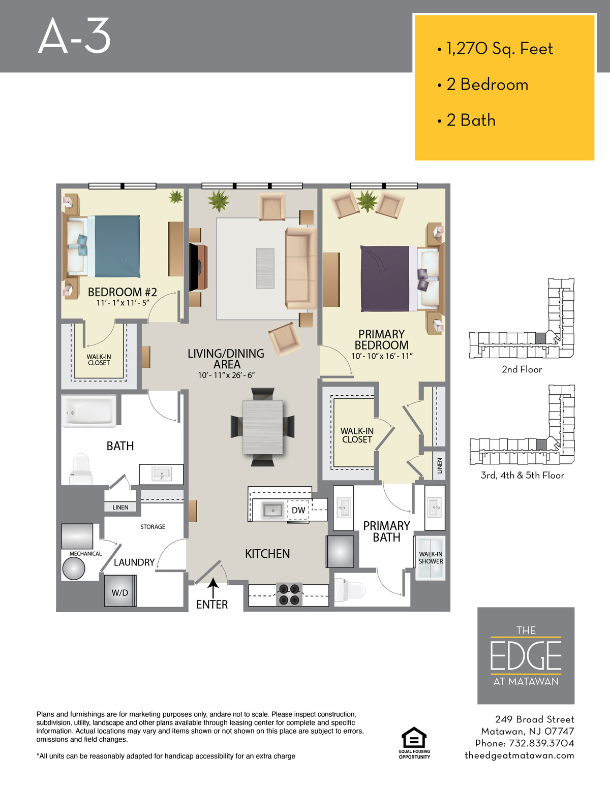 The Edge at Matawan Floor Plan A-3