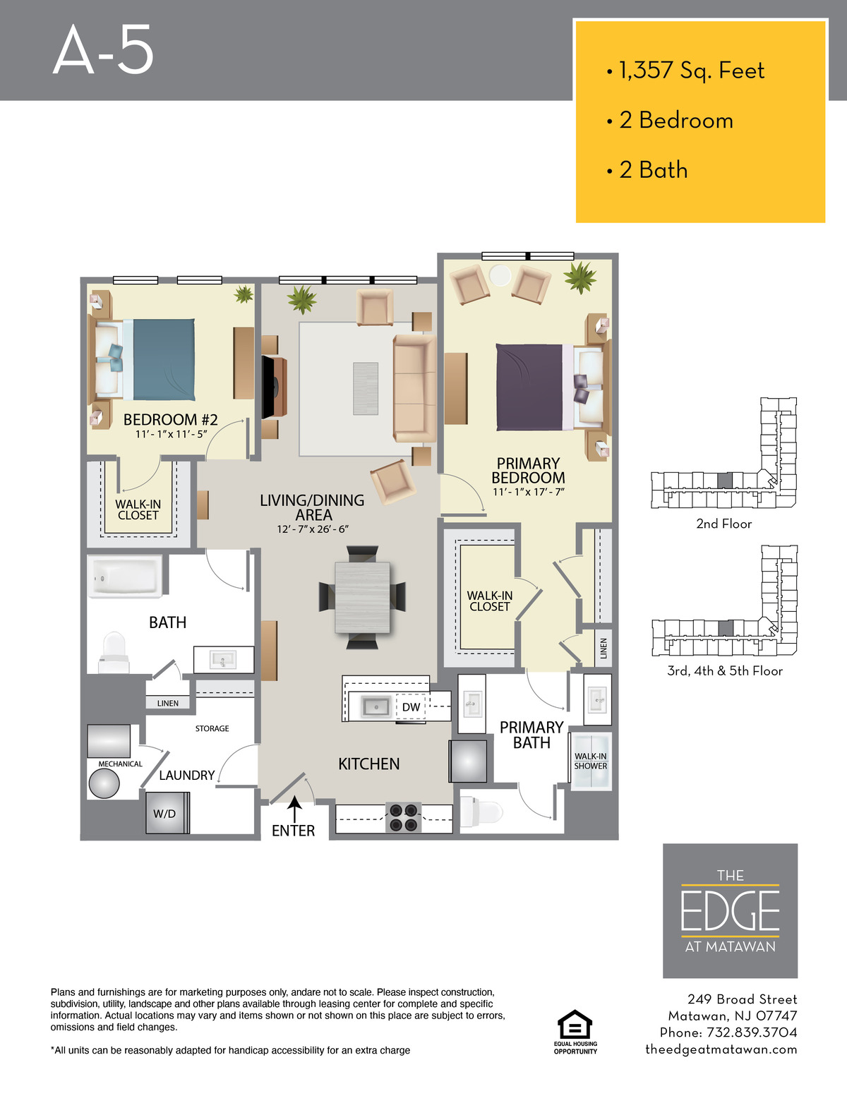 The Edge at Matawan Floor Plan A-5