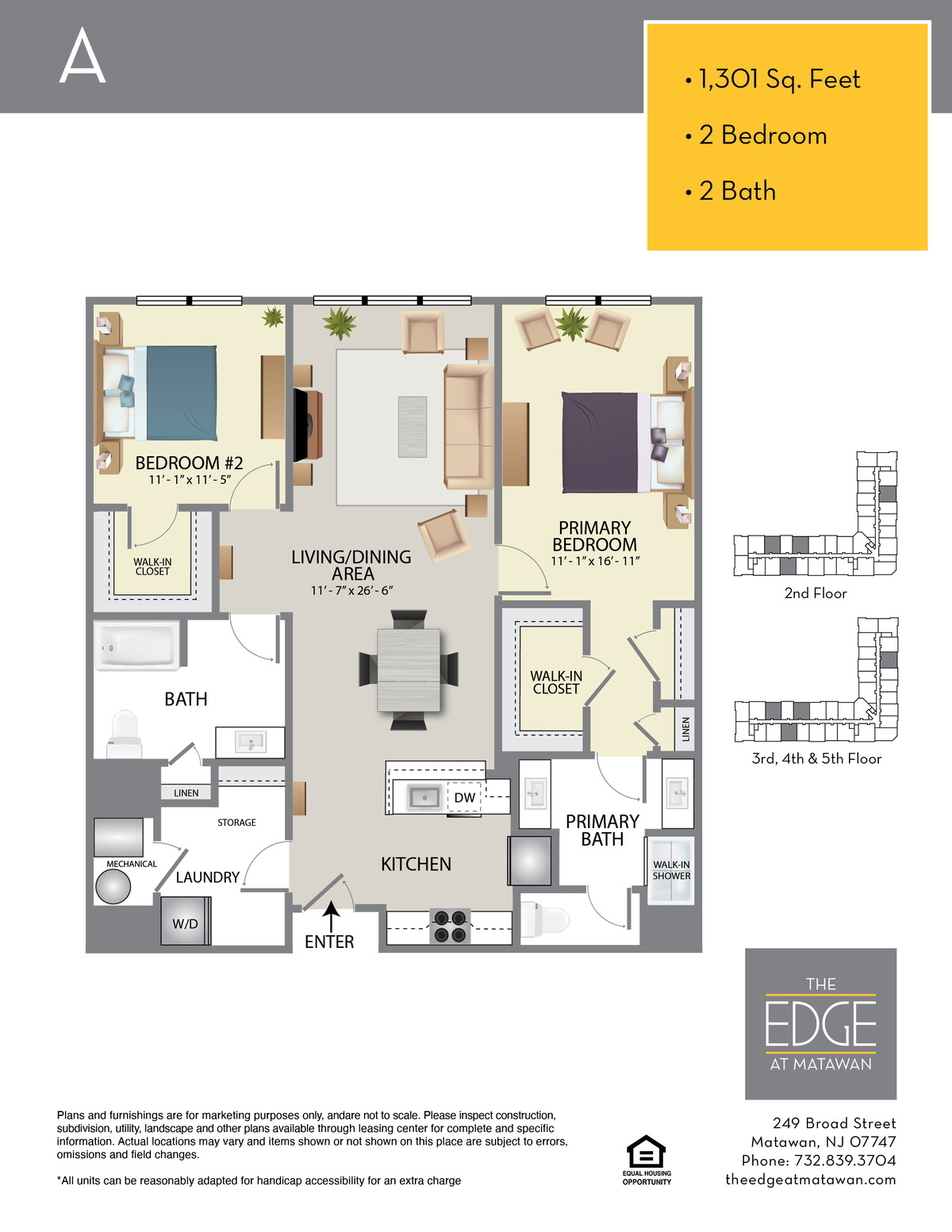 The Edge at Matawan Floor Plan A