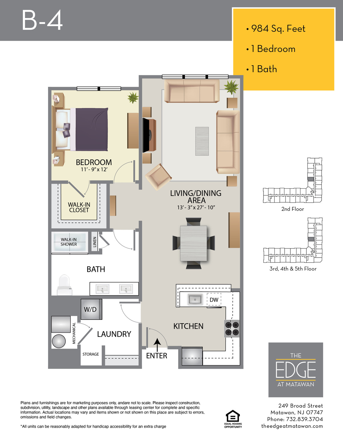 The Edge at Matawan Floor Plan B-4