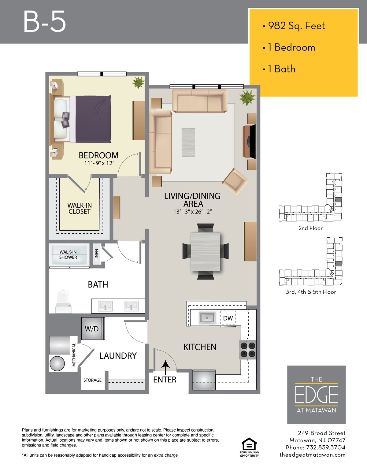 The Edge at Matawan Floor Plan B-5