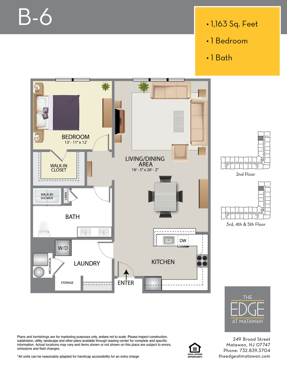 The Edge at Matawan Floor Plan B-6