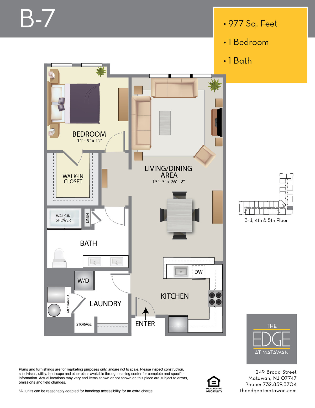 The Edge at Matawan Floor Plan B-7