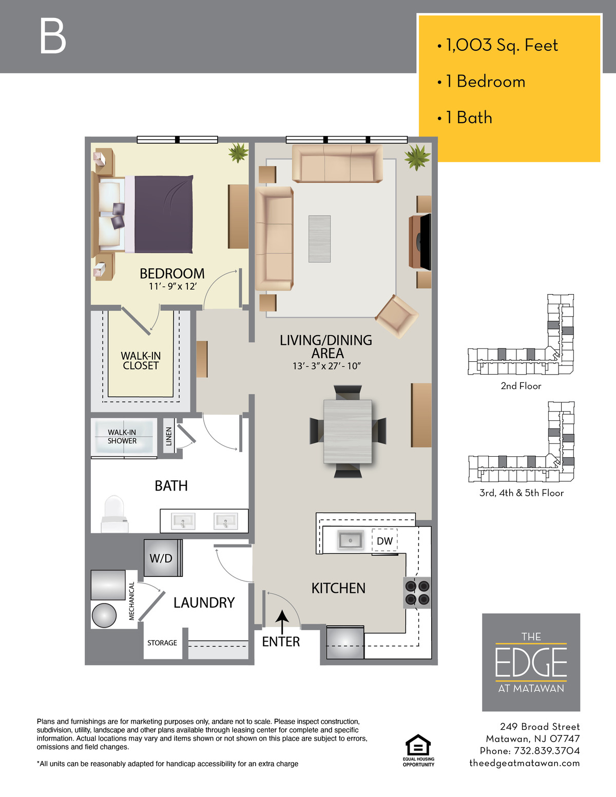 The Edge at Matawan Floor Plan B