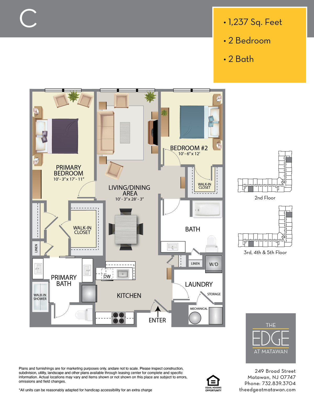 The Edge at Matawan Floor Plan C