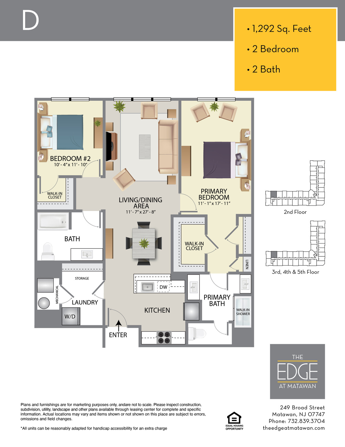 The Edge at Matawan Floor Plan D