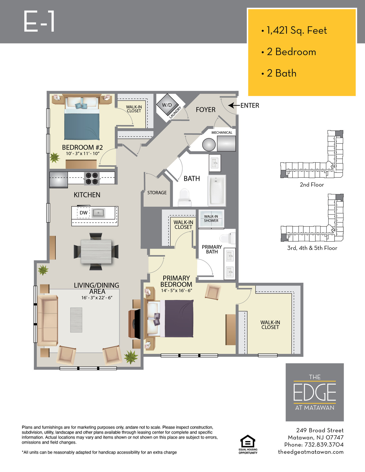 The Edge at Matawan Floor Plan E-1